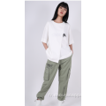 PANTALON DE JOGGING TAILLE HAUTE FEMME